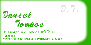 daniel tompos business card